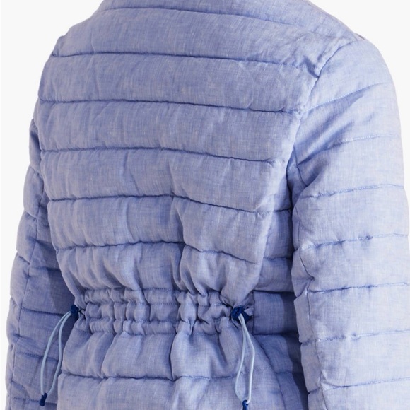 Vineyard Vines lightweight linen puffer jacket - Picture 5 of 13